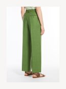 Max Mara - MALIZA LINEN CANVAS TROUSERS GRUEN