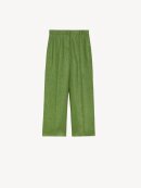 Max Mara - MALIZA LINEN CANVAS TROUSERS GRUEN