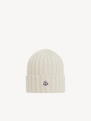 Moncler - WHITE WOOL BEANIE