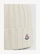 Moncler - WHITE WOOL BEANIE