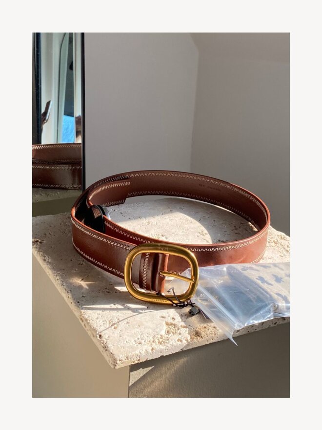 Max Mara - MILORD BÆLTE TABAC
