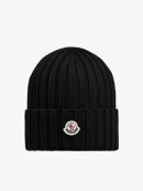 Moncler - wool beanie hat sort