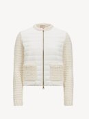 Moncler - PADDED CARDIGAN JACKET OFF WHITE