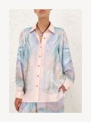 Zimmermann - RELAXED SHIRT BLÅ