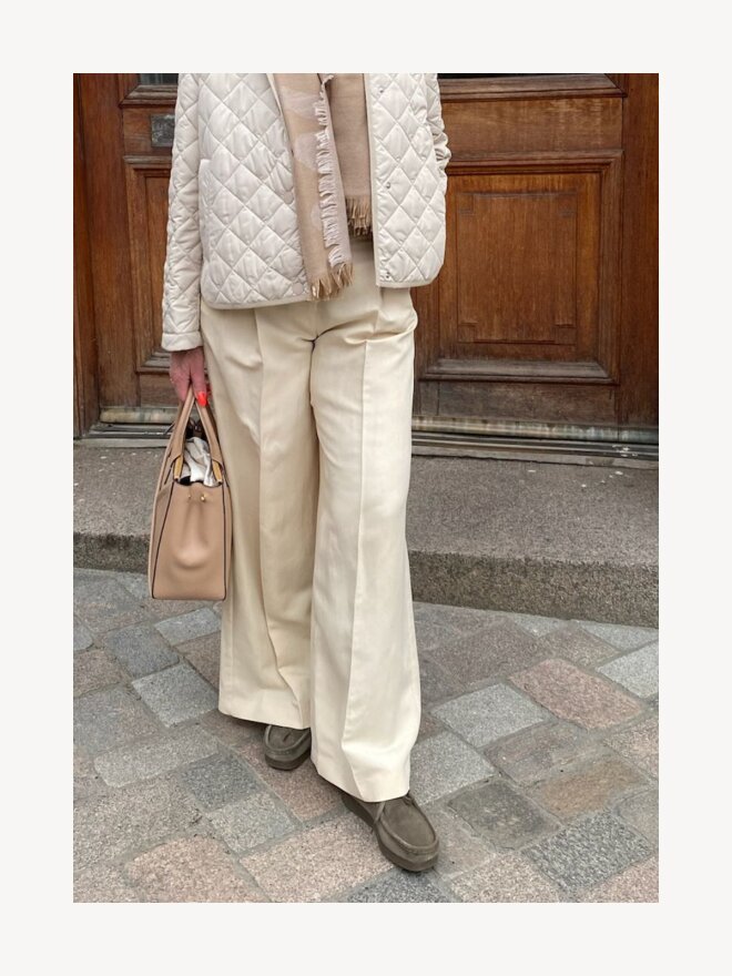 Max Mara - VELIERO TROUSERS ELFENBEN