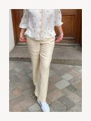 Max Mara - MALIZA LINEN CANVAS TROUSERS ELFENBEN
