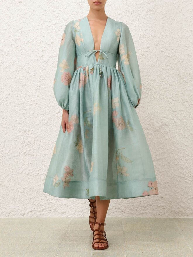 Zimmermann - The Illuminate Drawn Billow Dress