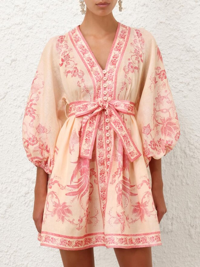 Zimmermann - LUCKY PLUNGE Minikjole