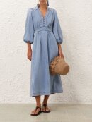 Zimmermann - LUCKY DENIM Midi Kjole