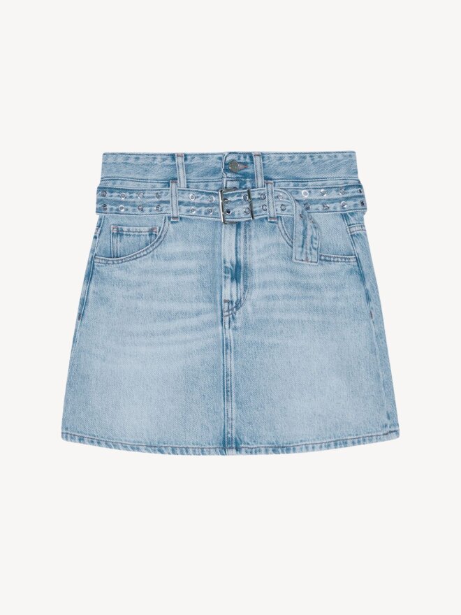 Ganni - Denim nederdel.