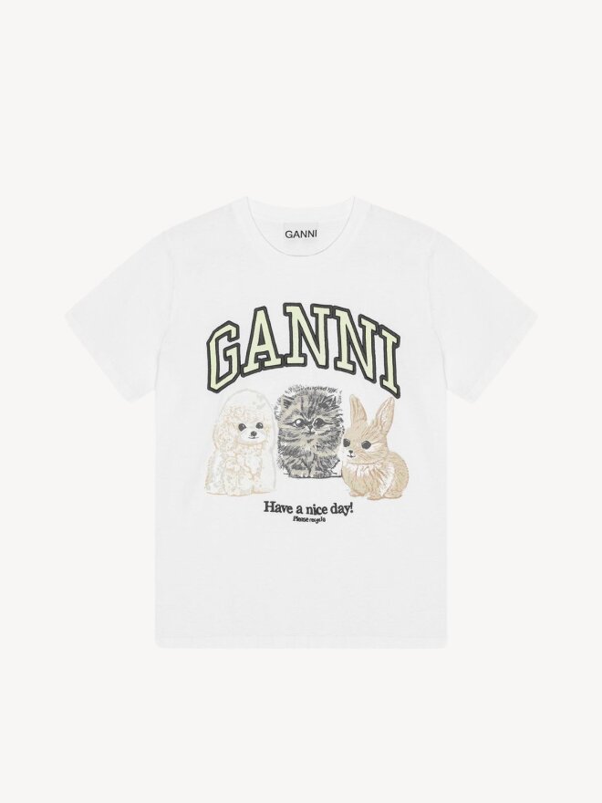 Ganni - Animal tee