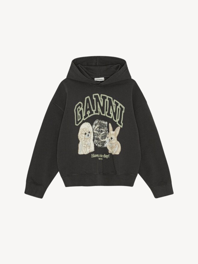 Ganni - Animal hoodie