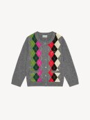 Ganni - Gråternet cardigan