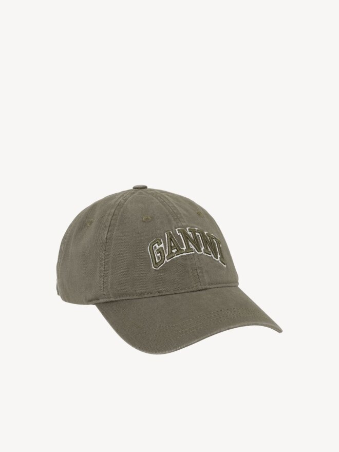 Ganni - Grøn kanvaskasket