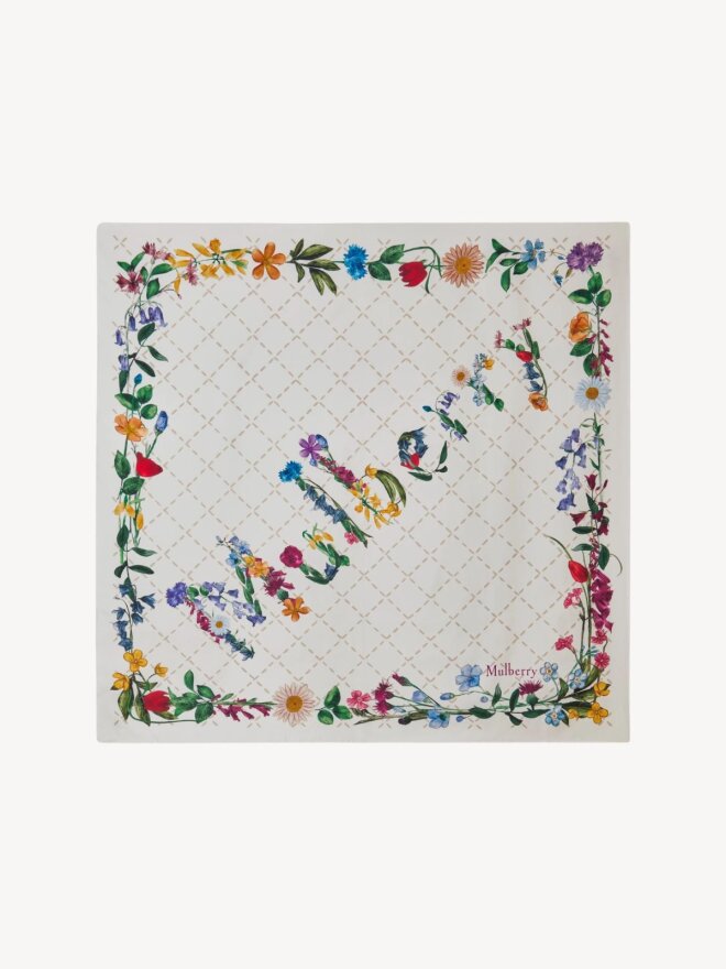 Mulberry - WILD FLORAL scarf