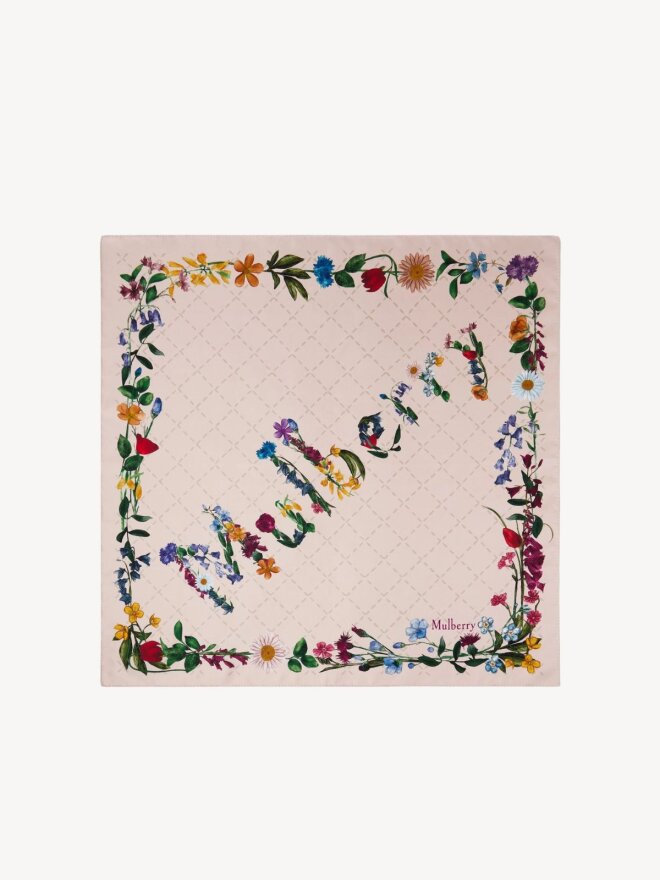 Mulberry - WILD FLORAL scarf