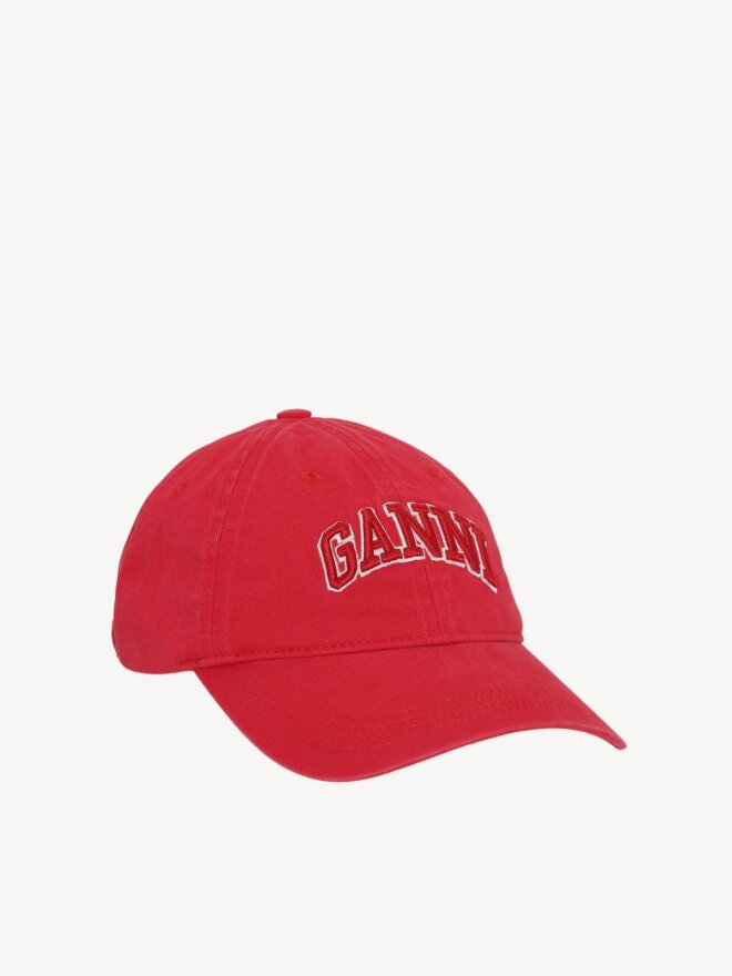 Ganni - Rød kanvaskasket