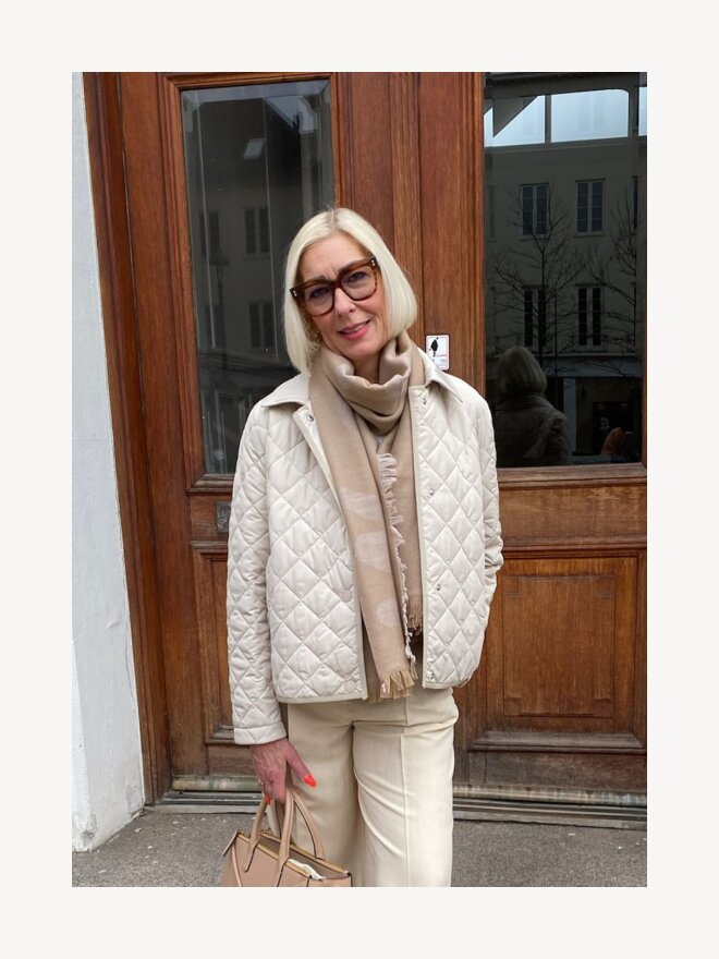 Max Mara - FLORES HALSTØRKLÆDE CAMEL
