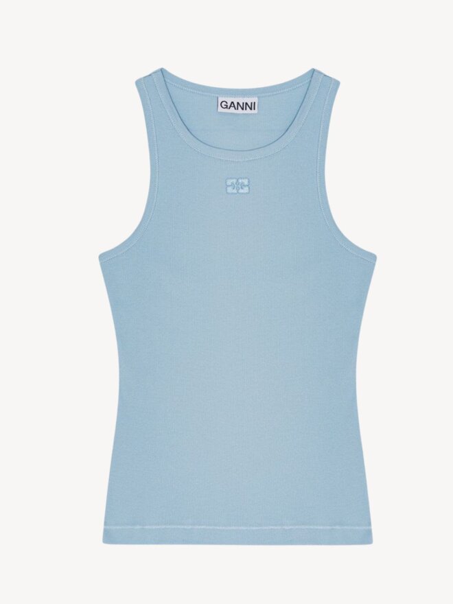Ganni - RIB TANKTOP