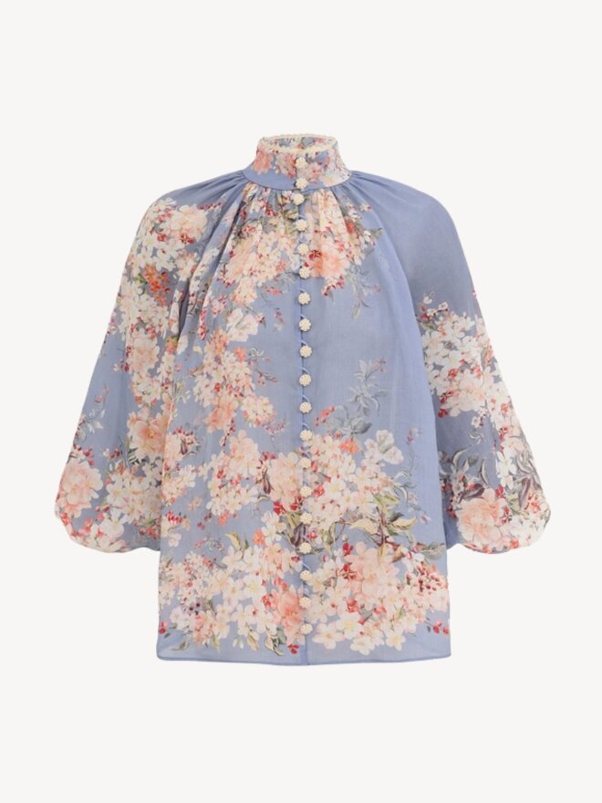 Zimmermann - CASCADIAN BILLOW BLUSE