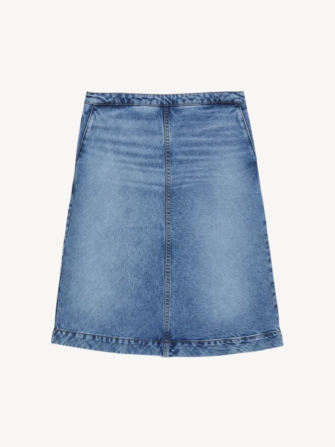Skall Studio - SELMA Feminin Denim Nederdel