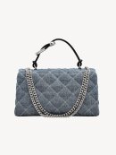 Marc Jacobs - THE QUILTED DENIM DUAL CHAIN SKULDERTASKE