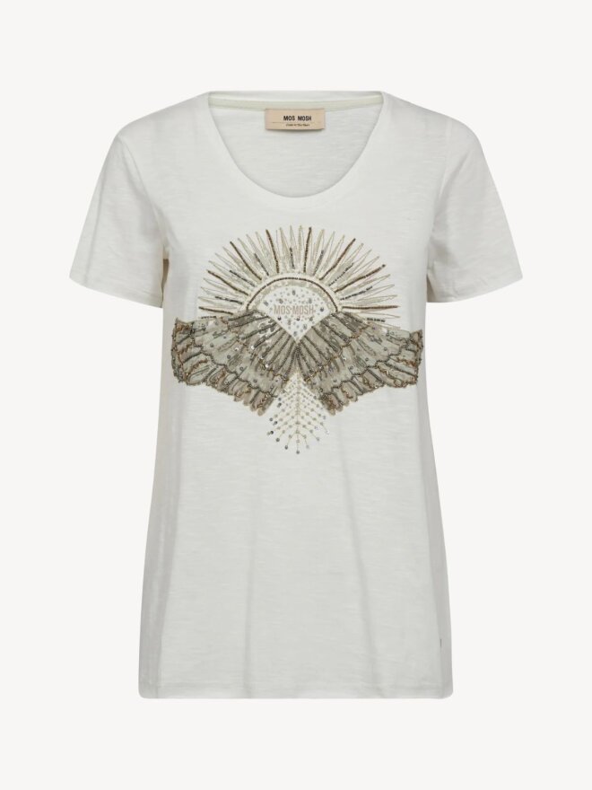 Mos Mosh - NADINE T-SHIRT CELADON