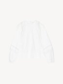 Skall Studio - LEAF BLUSE HVID