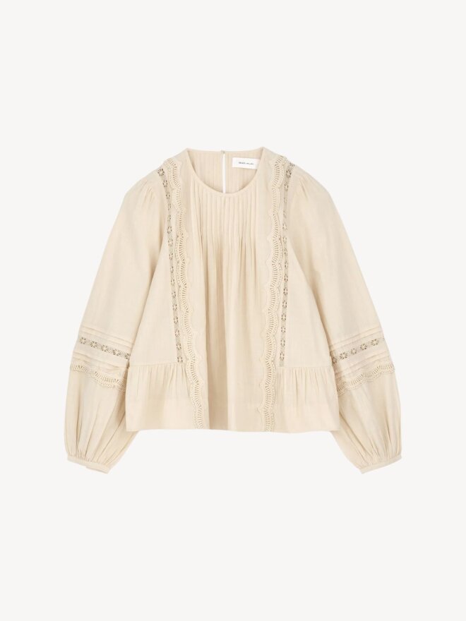 Skall Studio - LEAF BLUSE BEIGE