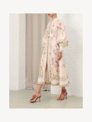 Zimmermann - HYPNOTIC BUTTONED MIDI KJOLE CREAM