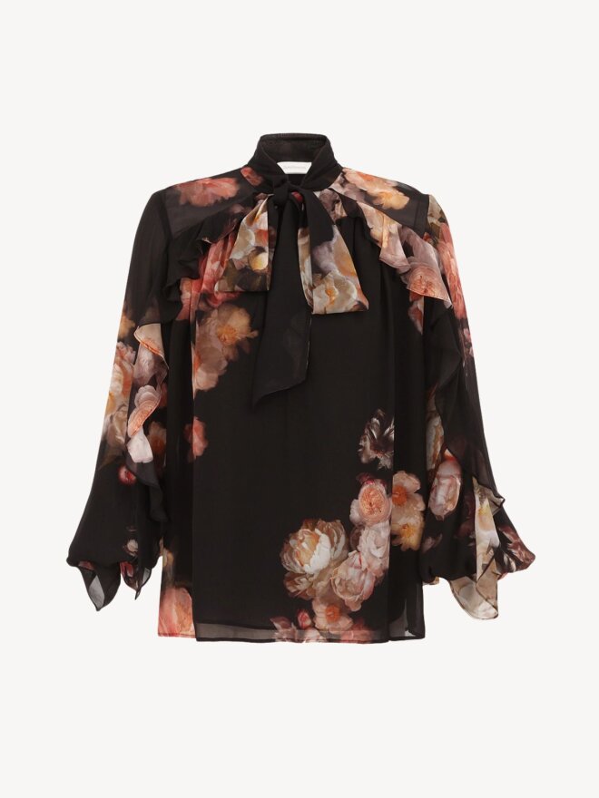 Zimmermann - HYPNOTIC FLUTTER BLUSE