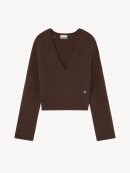 Ganni - SWEATER MED V-UDSKÆRING