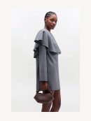 Ganni - MINI BOU BAG GRAINED COFFEE