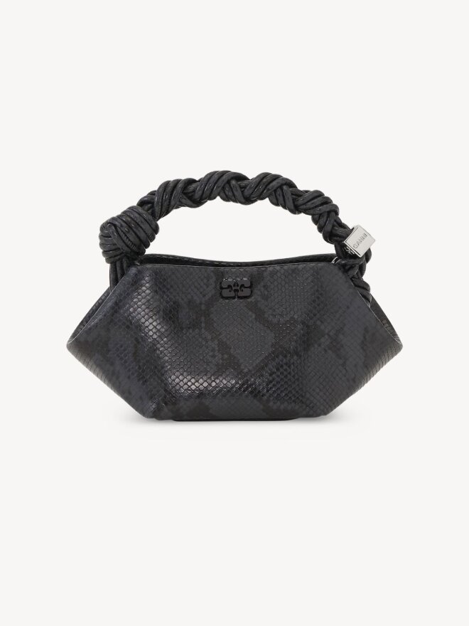 Ganni - MINI BOU BAG GRAINED SORT