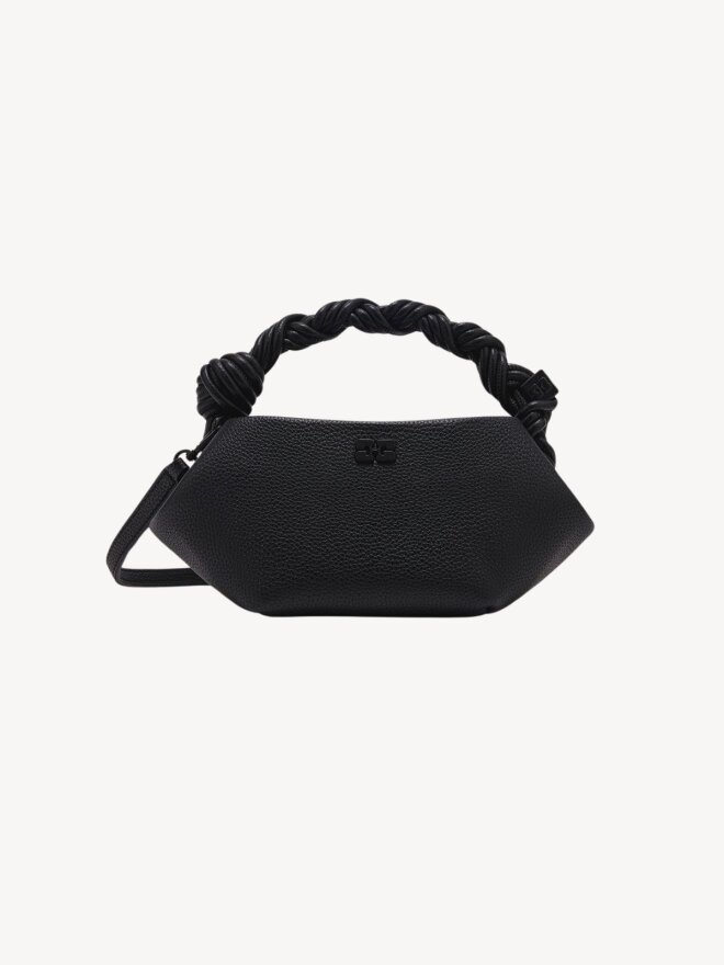 Ganni - MINI BOU BAG GRAINED SORT