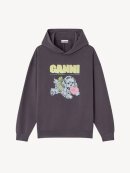 Ganni - HÆTTETRØJE MED PRINT
