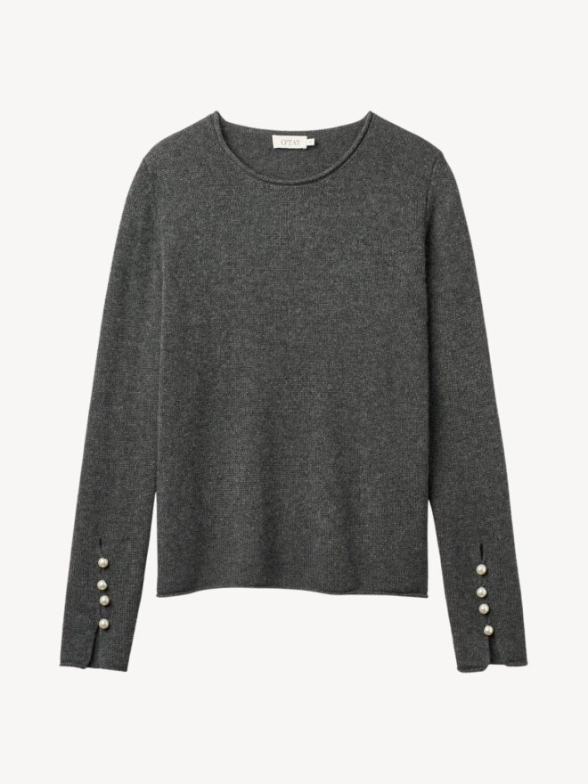 O TAY - ABBELONE SWEATER GRÅ