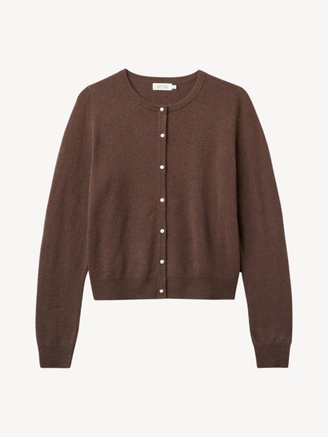 O TAY - VICTORIA CARDIGAN MOCHA