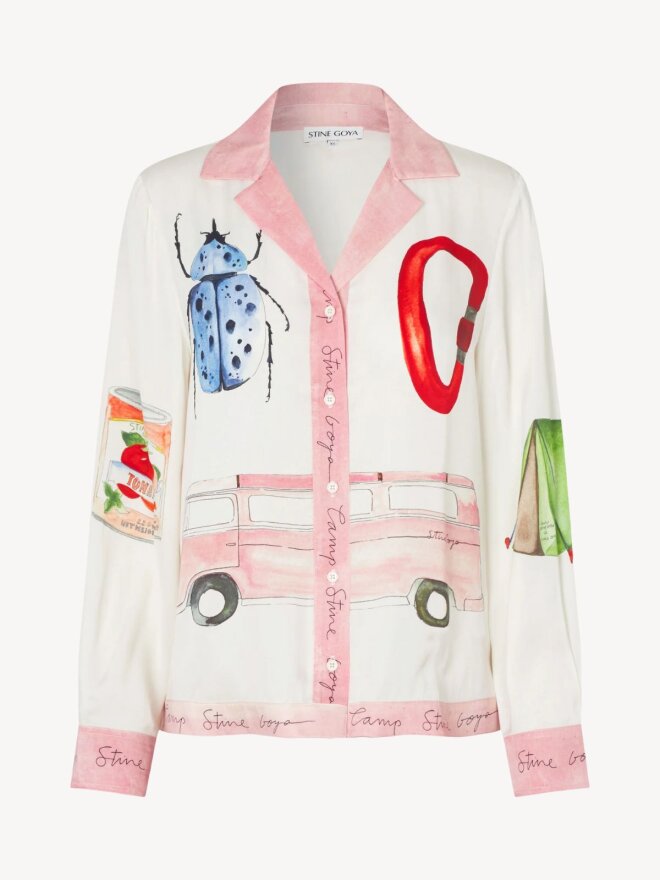 Stine Goya - LOOSE LONG SLEEVE SHIRT CAMP