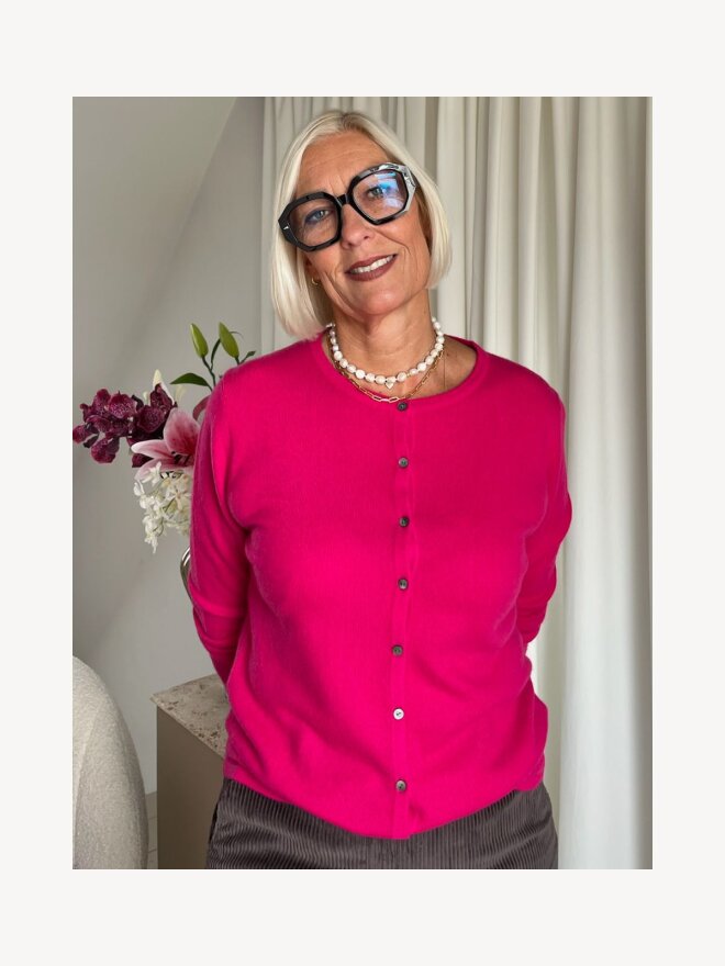 Sandtex - SANDY CARDIGAN PINK