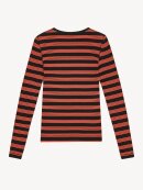 Ganni - RØDSTRIBET LANGÆRMET