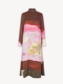 Stine Goya - LANGÆRMET KJOLE MED MØNSTER