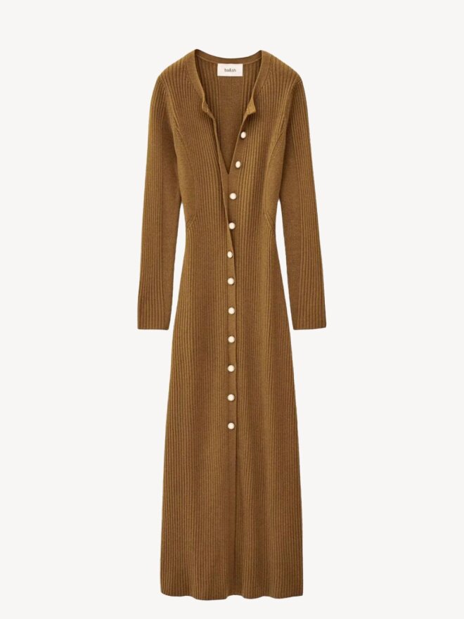 BA&SH - STRIKKET MAXI KJOLE