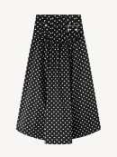 Ganni - Korsetnederdel i polkasatin