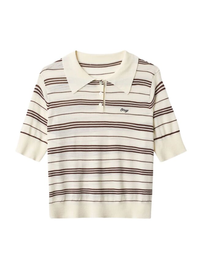 O TAY - MALLI POLO KORTÆRMET STRIK
