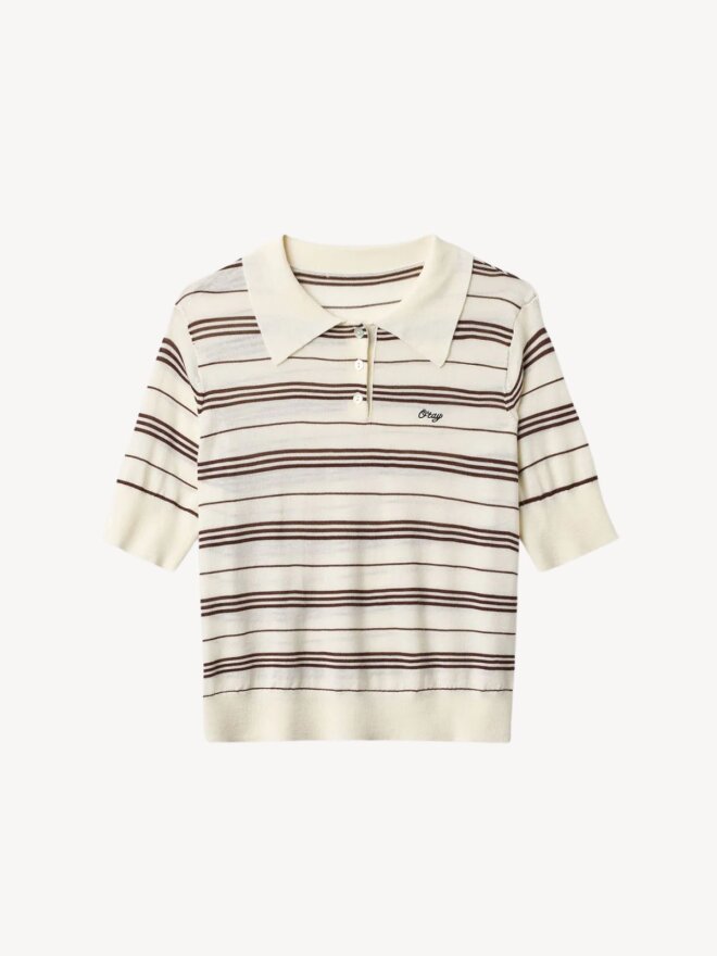 O TAY - MALLI POLO KORTÆRMET STRIK