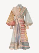 Zimmermann - STRIPED MIDI DRESS Zimmermann - STRIPED MIDI DRESS