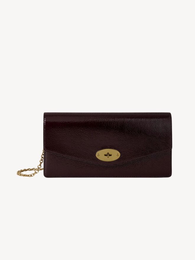 Mulberry - DARLEY CLUTCH AUBERGINE