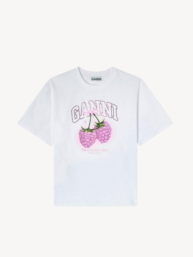 Ganni - RASBERRY T-SHIRT