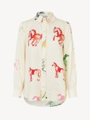 Stine Goya - SKJORTE MED HESTEMOTIV Stine Goya - SKJORTE MED HESTEMOTIV